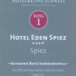 Hotel Eden Spiez Schweiz Zertifikat-Karl-Wild-Hotelrating-Schweiz-Rang-1-Seminarhotel-web-
